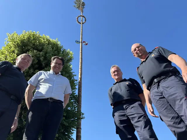 Die Feuerwehr Straden holt sich zum zweiten Mal den Maibaum-Titel