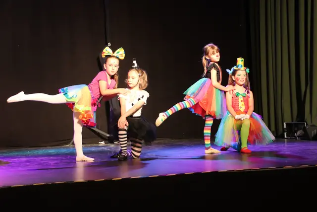 Die Clowns hatten großen Spaß, ihr Können zu zeigen.  | Foto: Edith Ertl