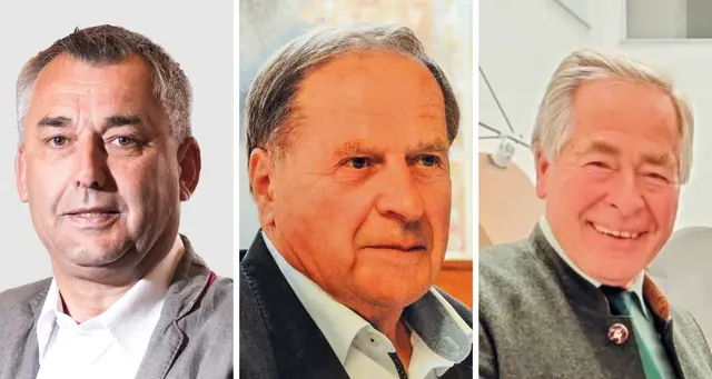 Anton Brezovnik, Thomas Richler, Anton Polessnig (von links) | Foto: Fotocollage Privat (3)