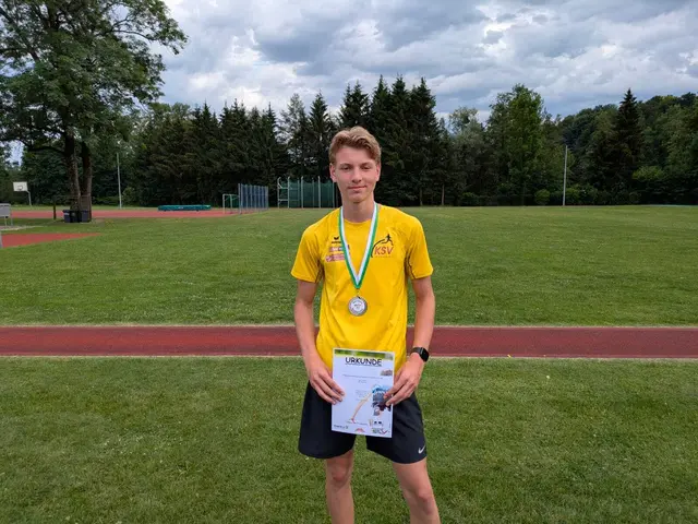 Fabio Pompe erreichte mit mehreren persönlichen Bestleistungen den zweiten Platz. | Foto: KSV-LA