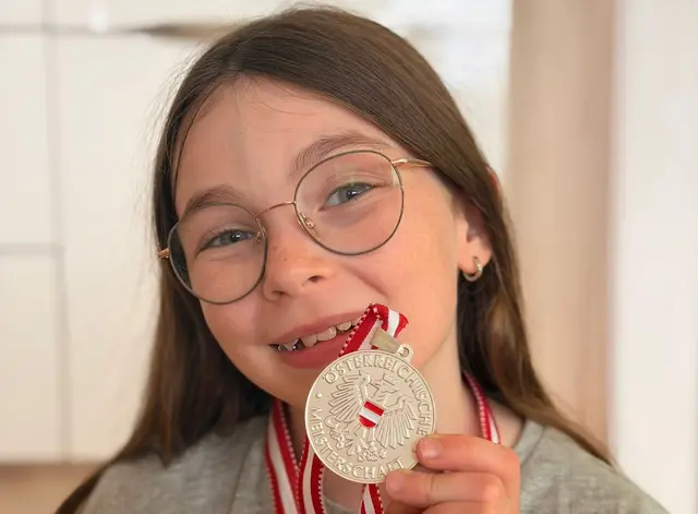 Die 10-jährige Luisa Sokoll aus St. Andrä ist Vize-Staatsmeisterin im Speed-Klettern. | Foto: Privat