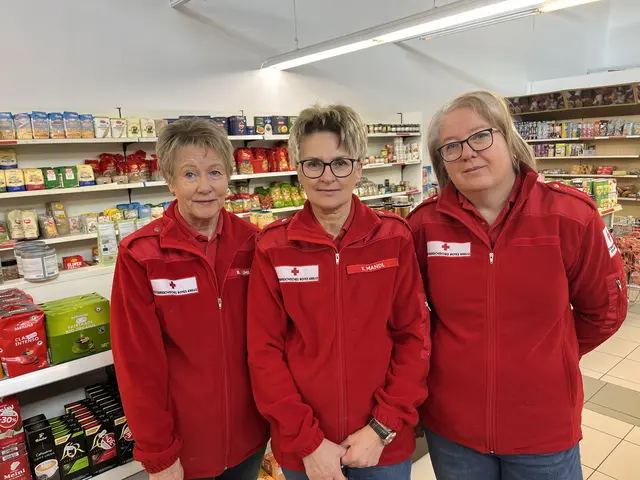 Brigitte Bühler, Karin Mandl und Susanne Laher (v. l.). | Foto: Rotes Kreuz/Fuchs