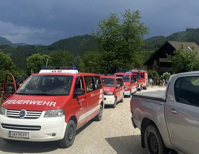 Mehrere Feuerwehren waren im Einsatz.