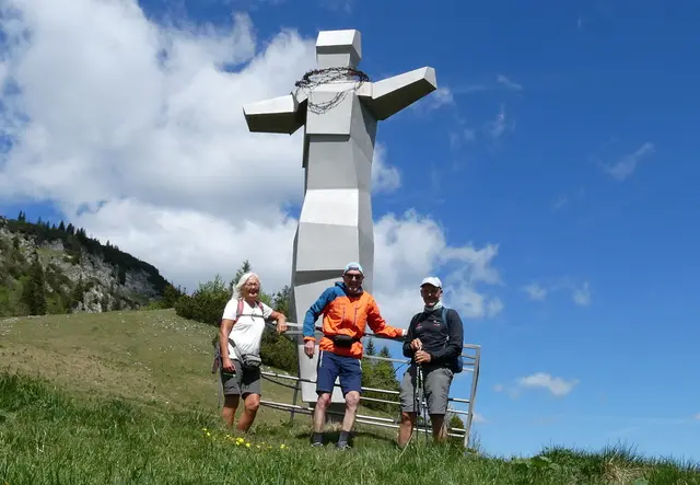 Beim Pilgerkreuz auf dem Mariazeller Wallfahrerweg