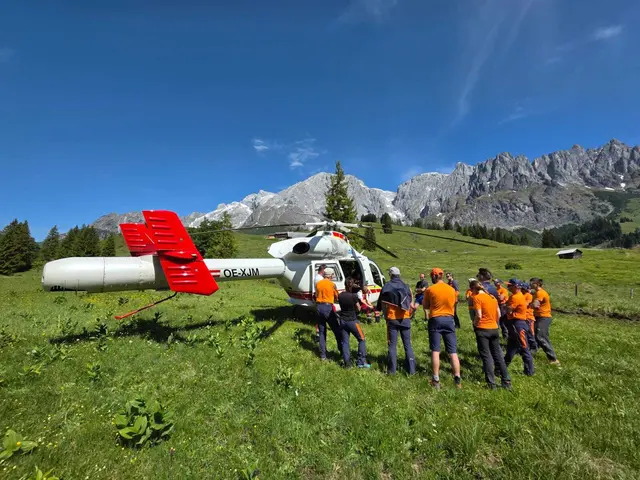 80 Einsatzkräfte bereiten sich am Hochkönig auf Notfälle vor