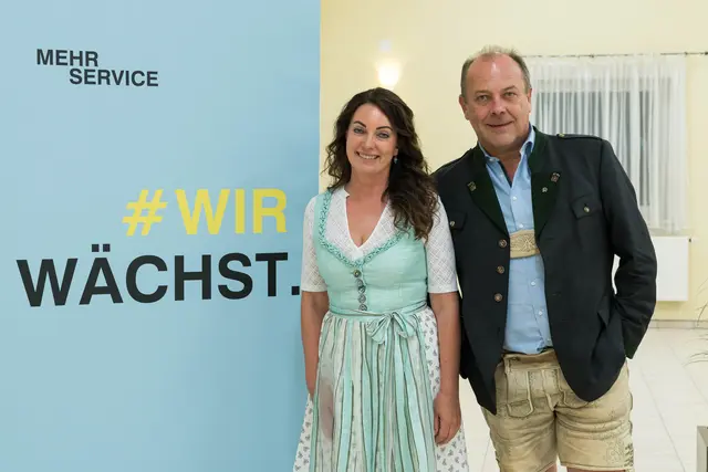 Die neue Aufsichtsratsvorsitzende Doris Grantner-Planitzer mit dem neuen Obmann Michael Stvarnik.