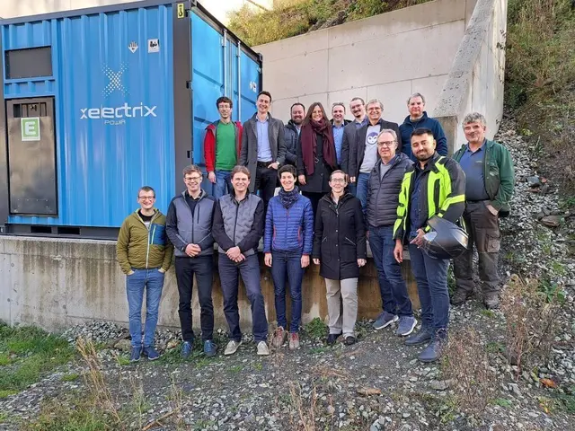 Zentrale Stromspeicher bei der Biomasse Gasen, Gasen | Foto: KEM Klimafreundlicher Naturpark Almenland