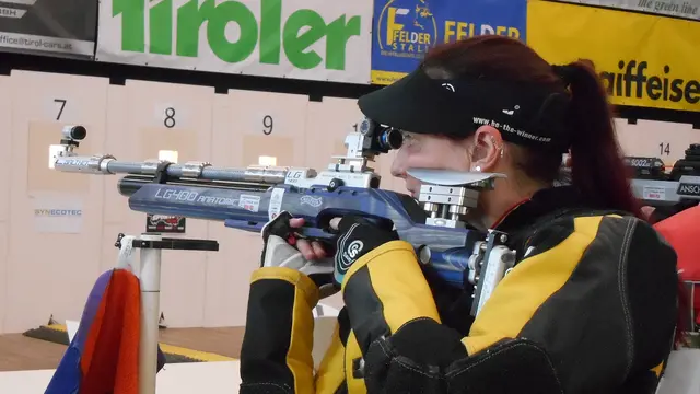 Marie-Theres Auer war beim Landesgildencup mit 388 Ringen beste Schützin der Roppener Mannschaft