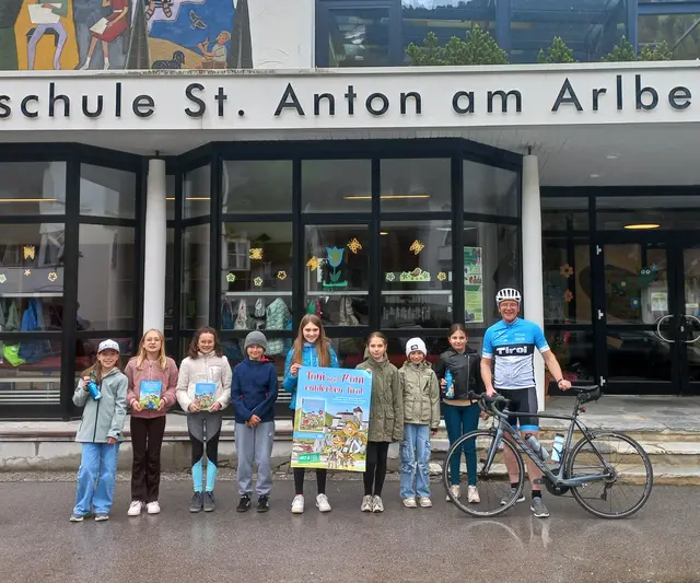 Startschuss seiner Benefizradtour war in St. Anton am Arlberg. | Foto: agerpress