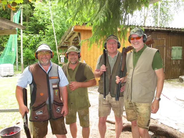 Gunskirchner Siegerteam: (v.l.) Gerald Höller, Helmut Erbler, Franz Gruber, Martin Rohrer. | Foto: Astrid Burgholzer