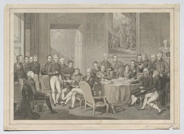 Der Wiener Kongress (18. September 1814 bis 9. Juni 1815) ordnete nach der Niederlage Napoleon Bonapartes in den Koalitionskriegen Europa neu. | Foto: Jean Baptiste Isabey/Wien Museum