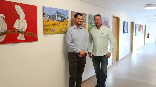 Marten Berger und Josef Rothensteiner. | Foto: Marten Berger