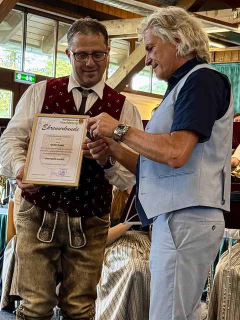 Gold für Vasoldsberger Kapellmeister