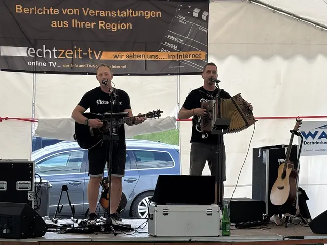 Musiker auf Bühne