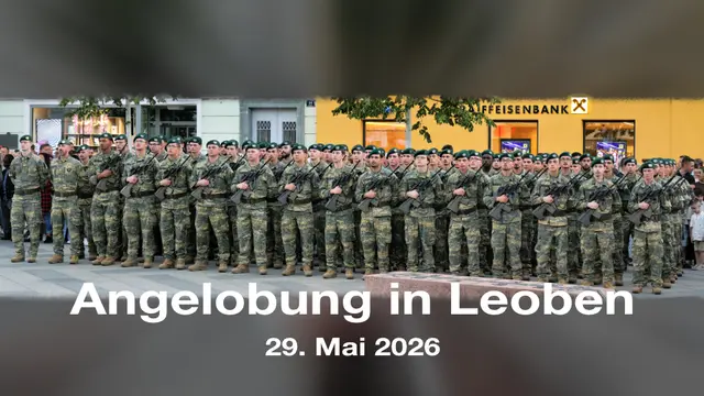 Angelobungsfeier in Leoben