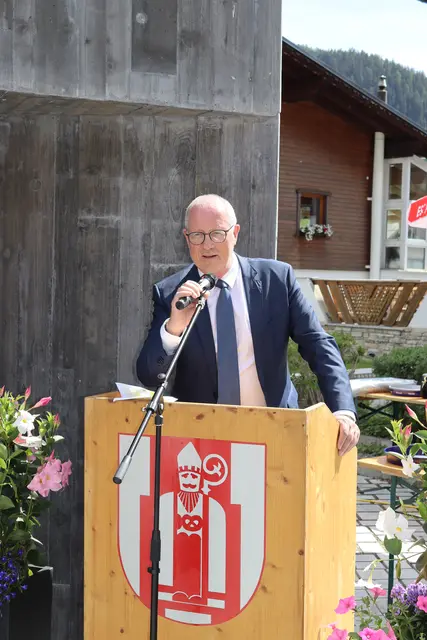 "Dies ist ein Ort der Stille und des Abschieds", Bürgermeister Werner Kurz. | Foto: Elisabeth Zangerl