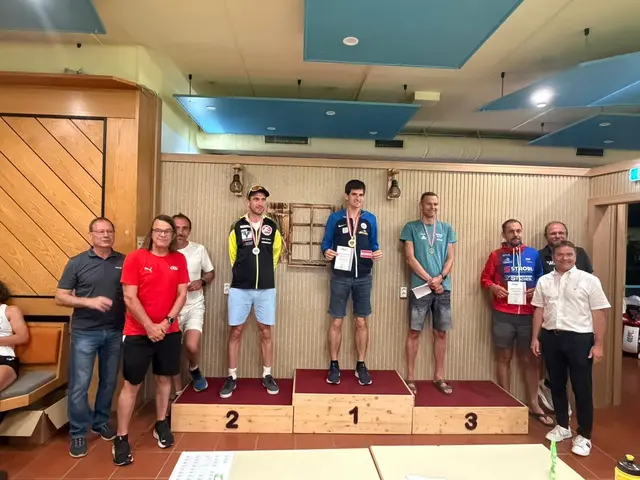 Siegerehrung im Sportzentrum