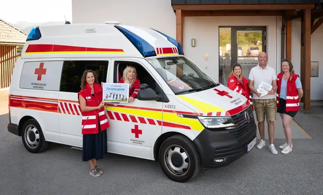 Das Ferien (s)pass-Organisationsteam beim Roten Kreuz St. Wolfgang. | Foto: kunstbahr