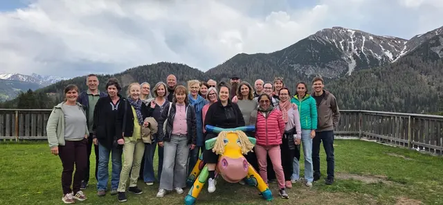 Der Kammerchor Walther von der Vogelweide beim jährlichen Probenwochenende auf der Maria Waldrast. | Foto: Kammerchor Walther von der Vogelweide