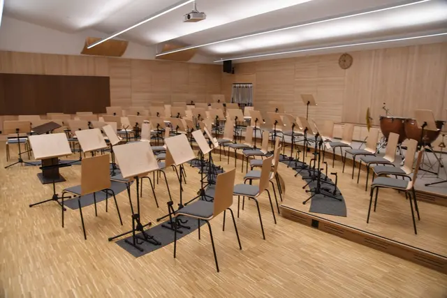 Der neue Probenraum im Musikheim. | Foto: Rudolf Dornik