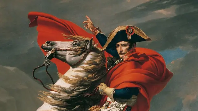 Während der Napoleonischen Kriege führte eine wichtige Durchzugsroute durch das Gebiet rund um Wernberg. | Foto: Gemälde von Jacques Louis David, 1800