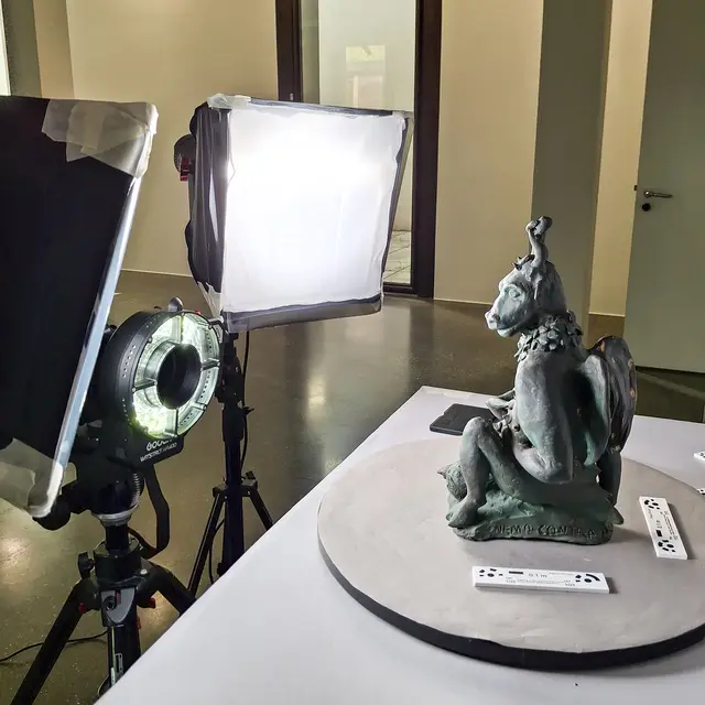Mittels Fotogrammetrie wurden von 23 Objekten und Skulpturen 3D-Modelle erstellt.   | Foto: Lagari/Stoll