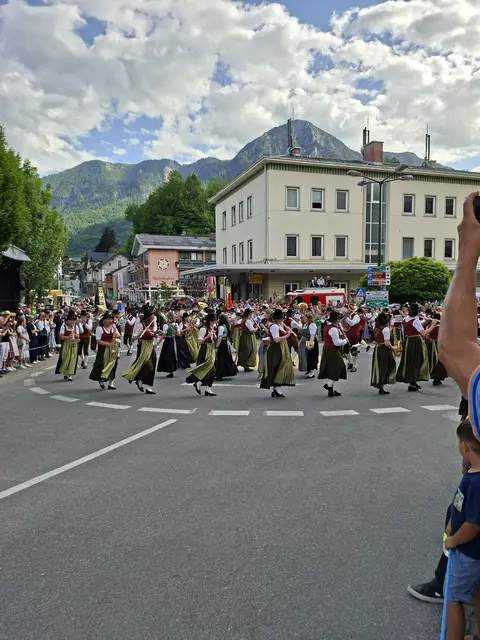 Der Musikverein Eggersdorf bei der Marschshow