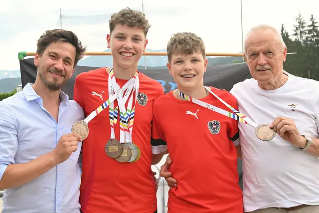 Die Wegbereiter! Der persönliche Trainer, Kristjan "Kiki" Mijatovic" und Landestrainer Josef Lamprecht | Foto: Kärntner Sportkeglerverband / Josef Bodner