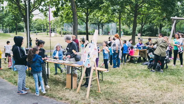 Am 26. Juni wird in Liesing gemeinsam beim Nachbarschaftsfest gefeiert. | Foto: LA21 Wien/Tim Dornaus