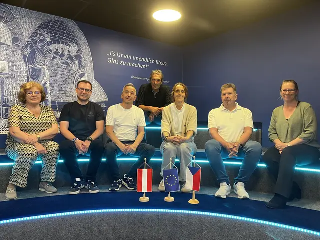 Hermína Mocova, František Vaněček, Erwin Weber, Thomas Samhaber, Sandra Köninger-Pfeiffer, Herbert Haumer und Martina Langgut. | Foto: zVg