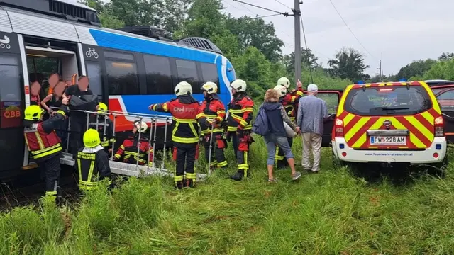 Baum fiel auf Oberleitung – 80 Fahrgäste aus Zug evakuiert