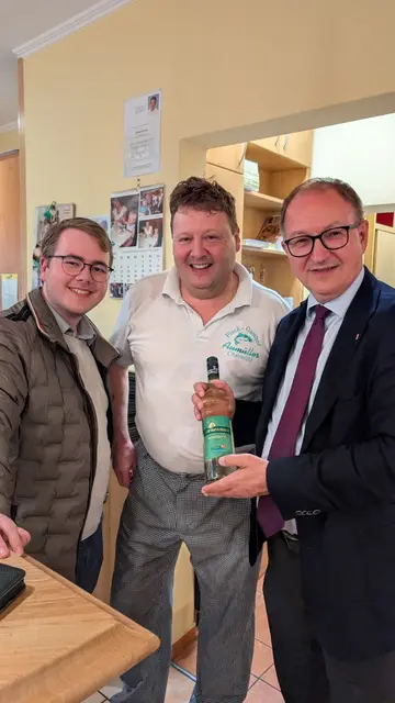 Den gelungenen Tag ließen Winkler und Meisinger schließlich im Gasthaus Aumüller gemütlich aus-klingen. | Foto: Sophie Ganglberger
