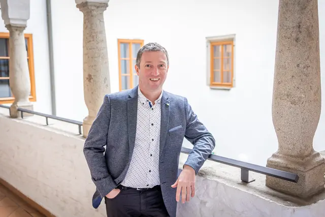 Obmann der Leader Region Sauwald-Pramtal, Klaus Paminger.