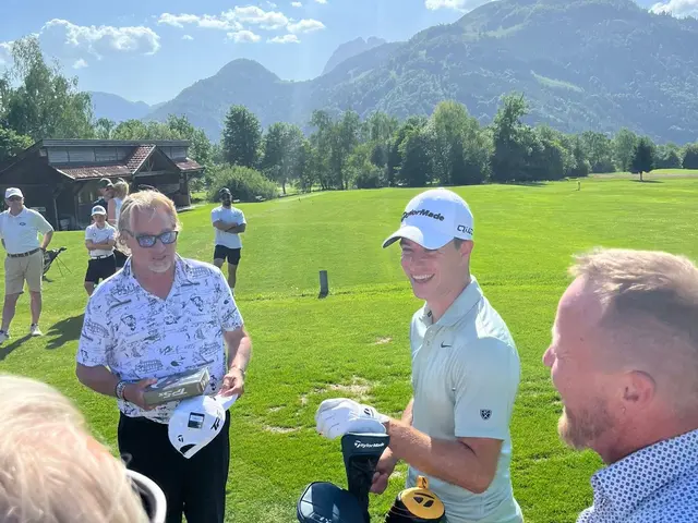Profigolfer Guido Migliozzi mit Head-Pro Mike Burrows und GCC-Manager Gerhard Pühringer | Foto: GCC Lärchenhof