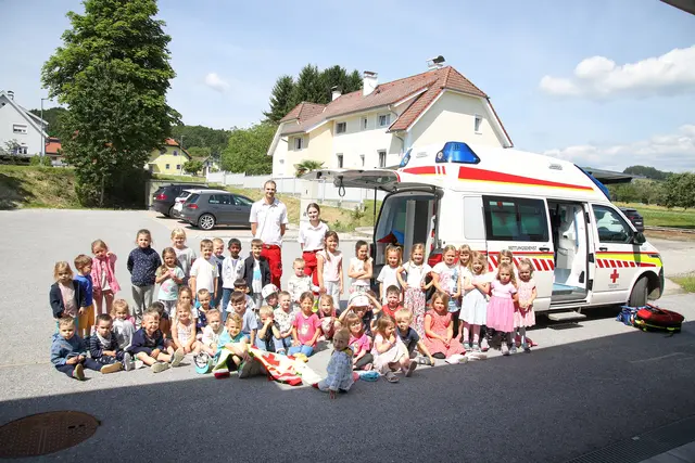 Rotes Kreuz besuchte Kindergarten Lafnitz