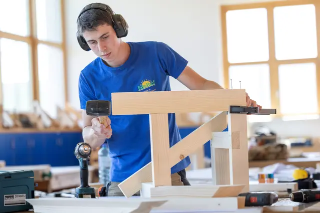 1. Platz: Sieger Florian Hollaus „in action“ beim Wettbewerb | Foto: Theo Kust