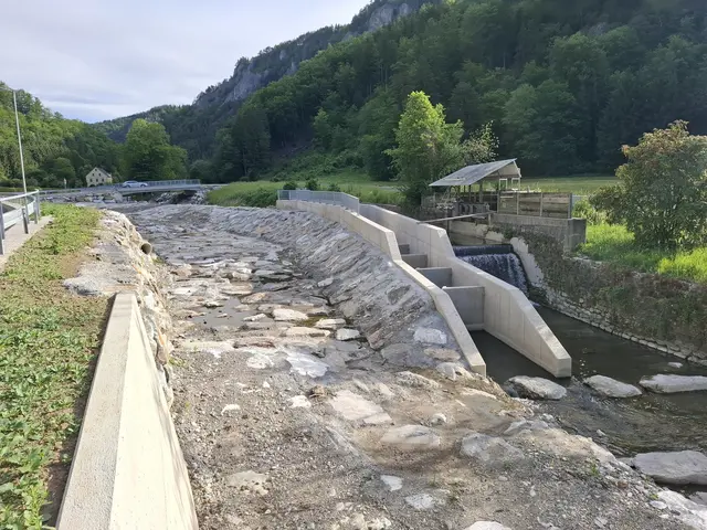 Die umfangreichen Arbeiten am Hochwasserschutz Gradnerbach werden diese Woche fertig. | Foto: Stadtgemeinde Köflach