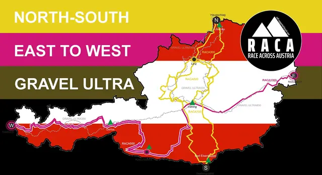 Rennkarte Race Across Austria