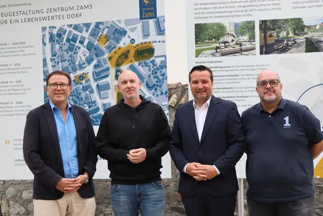 Michael Goidinger, Simon Zangerl, Benedikt Lentsch und Christoph Kohler | Foto: Thomas Seelos