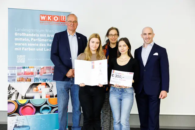 Gewinnerinnen des Bernoulli Gymnasiums. | Foto: Florian Wieser