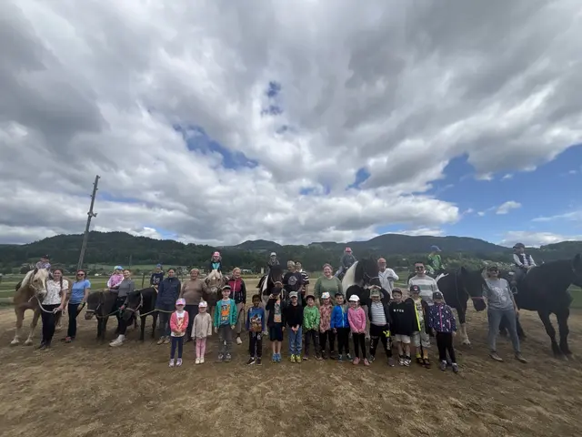 Der Besuch am Seidlhof mit den Kindergartenkindern gehört in Liebenfels zur Tradition. | Foto: Bimbulli GmbH