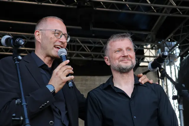 Gerhard Forman  konnte den Popularmusik-Profi Andreas Pranzl als Dirigenten gewinnen. | Foto: Wolfgang Hanousek