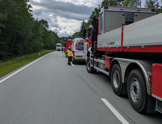 Die Feuerwehren Kemeten und Oberwart waren im Einsatz. | Foto: Stadtfeuerwehr Oberwart