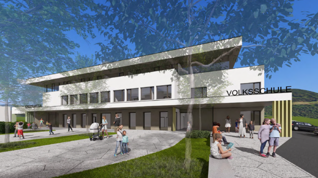 Zu den größten laufenden Vorhaben zählt die Sanierung und Erweiterung der Volksschule. | Foto: Gemeinde Straß im Attergau