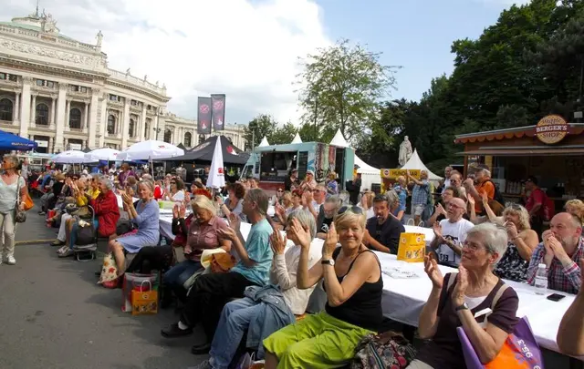Am Brunnenmarkt wird am 12. Juni zur Langen Tafel 