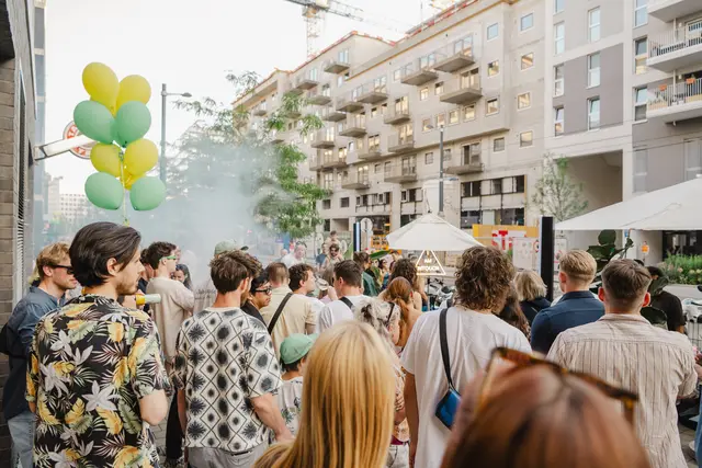Die Bruno-Marek-Allee wird zu Meile voller Gastro und Live-M