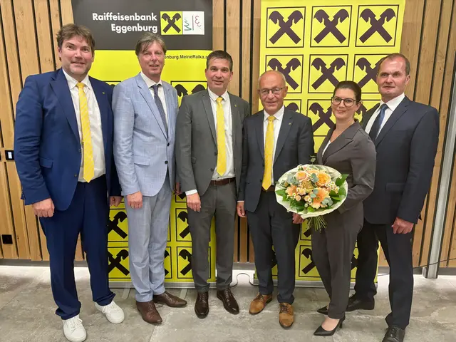 Das Team der Raiffeisenbank in Eggenburg freute sich über den zahlreichen Besuch. | Foto: Markus Kahrer