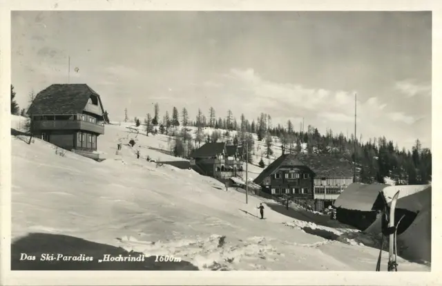 Die Hochrindl wurde zu einem Winterurlaubsort. | Foto: SHL