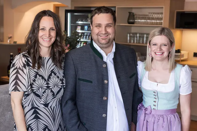 Maria Loferer, Matthias und Cornelia Reindl (v.l.). | Foto: Valentin Weinhäupl
