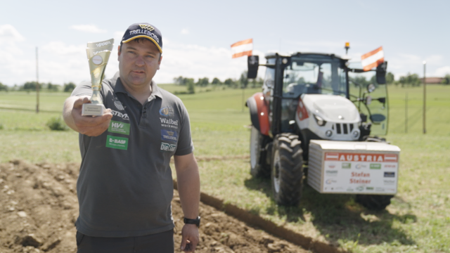 Stefan Steiner pflügte sich im vergangenen September bei der Weltmeisterschaft in Tschechien an die Spitze.  | Foto: PULS 4